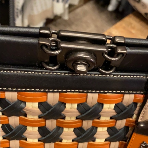 Coach hand woven purse. - Picture 6 of 6